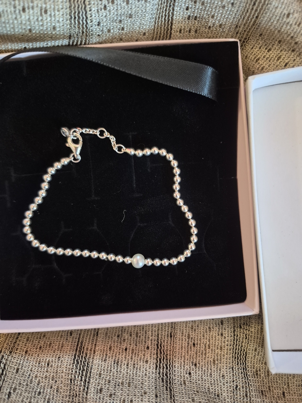 Pandora Treated Freshwater Cultured Pearl & Beads Bracelet